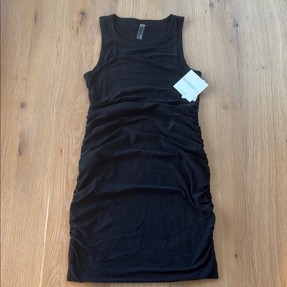 Beyond Yoga Featherweight gathered mini dress